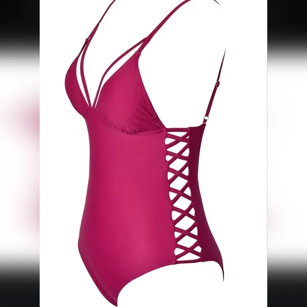 CUPSHE|‎ One-Piece | Pink Swimsuit| Size Medium​